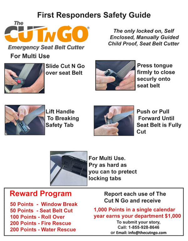 Cut N Go® First Responder Safety Practice Pack